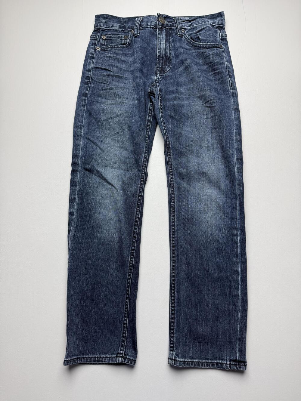 American Eagle Jeans Mens 26x28 Blue Med Wash Denim Slim Straight Core Flex